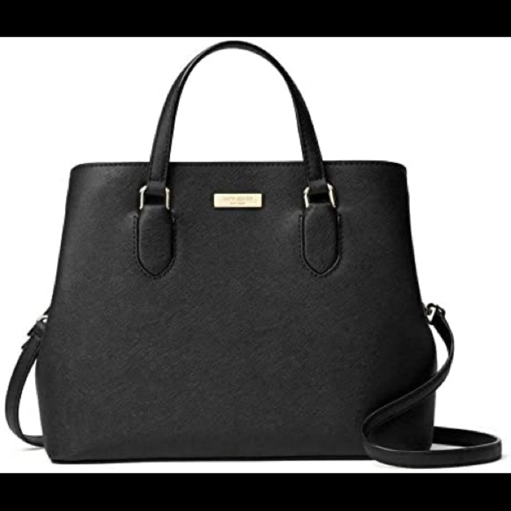 Kate Space Laurel Evangelie Saffiano Leather Bag